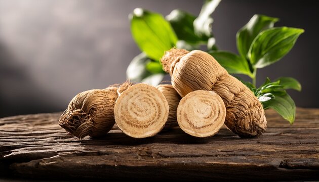 Maca Roots Or Peruvian Ginseng Lat Lepidium Meyenii