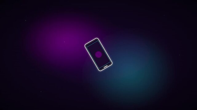 deep space nebula style phone rotation instruction video