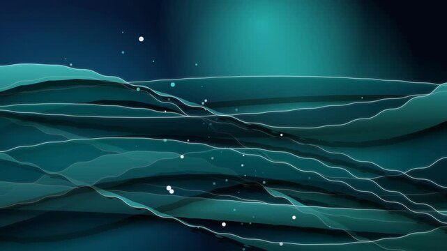 Ethereal Quantum Aurora Harmonic Abstract Illustration Depicts Cosmic Waves