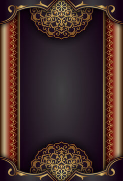 Luxury mandala background, round decoration
