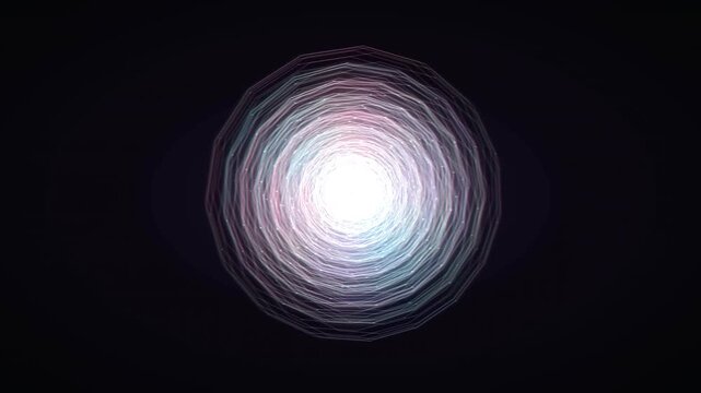 Holographic pearl graphene spherical shells emit light in space