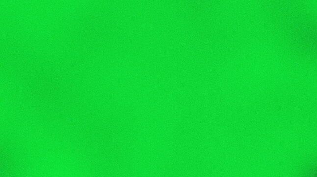 Bright green grainy noise texture, subtle dark speckles and fine rough surface on vibrant luminous green backdrop with slight gradient effect