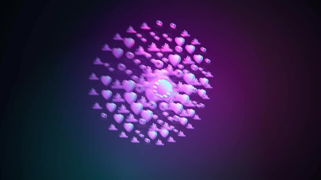 Royal Nebula Carved Mandala Surface Unveils Vibrant Purple Patterns