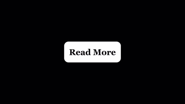 Animated Read More Button Click with Mouse Cursor, Cursor Pointer Click Effect, User Interface Motion Graphic, 4K
