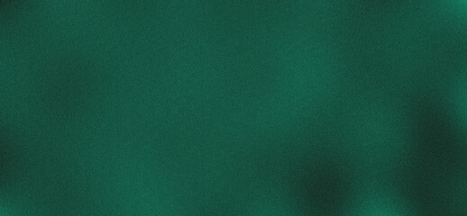 Dark green grainy texture background, subtle noise and soft light glow on rough surface with faint blurred gradient and luminous dark backdrop © Miyan Boss