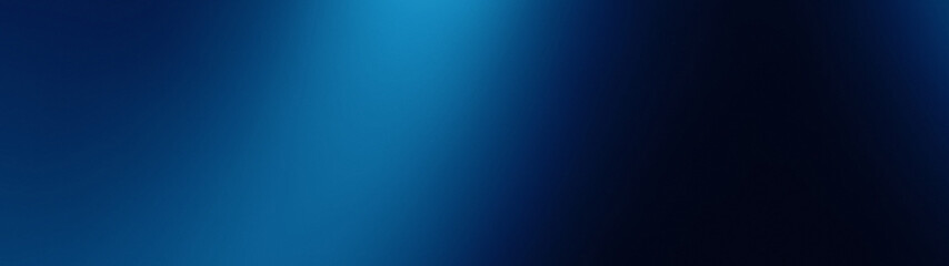 Fototapeta premium Deep dark navy blue and teal abstract gradient background with smooth flowing light and grainy noise texture for moody modern elegant wallpaper design