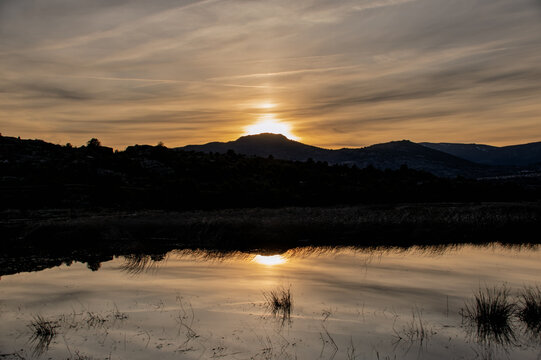 Atardecer en la Sierra De Madrid