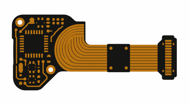 Flexible printed circuit cable for electronic devices.