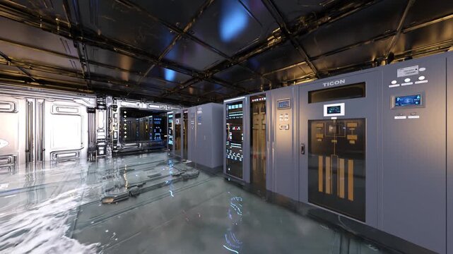 データセンター　3DCGレンダリング
