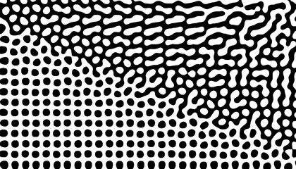 Black and white editable pattern with smooth transition effect for wild and safari design element. Vector Format Illustration. EPS10  © Yero06