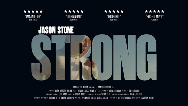 Action Biopic Cinematic Movie Title Card