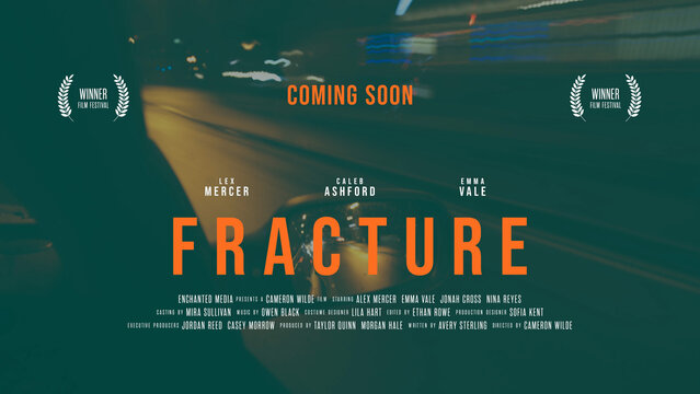 Drama Thriller Cinematic Movie Title Card