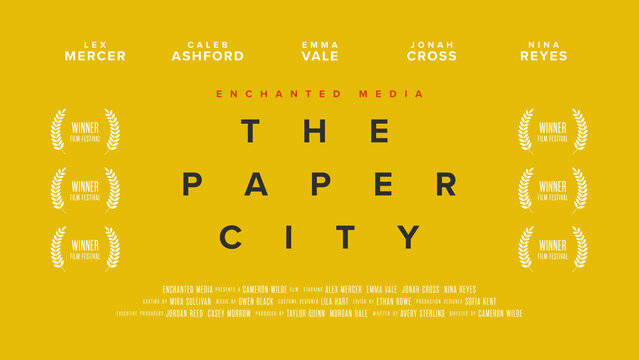 Historic Documentary Cinematic Movie Title Card