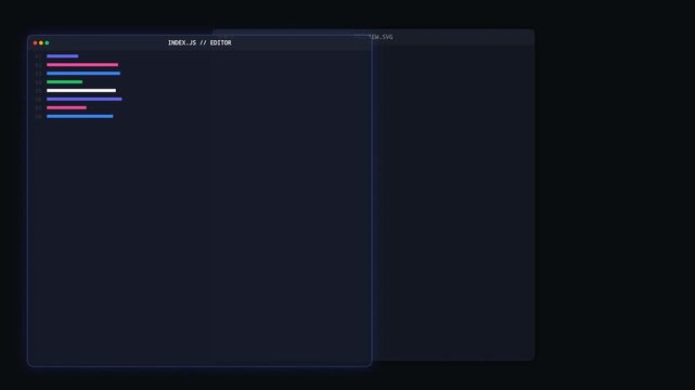 Animated of Multi-Tasking UI Workspace