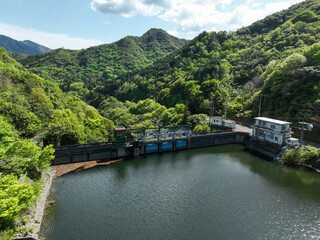 Obraz premium 香川県東かがわ市 五名ダム