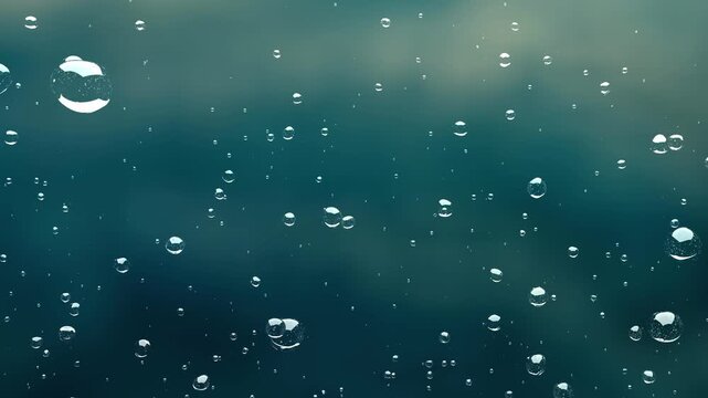 air bubbles rising up