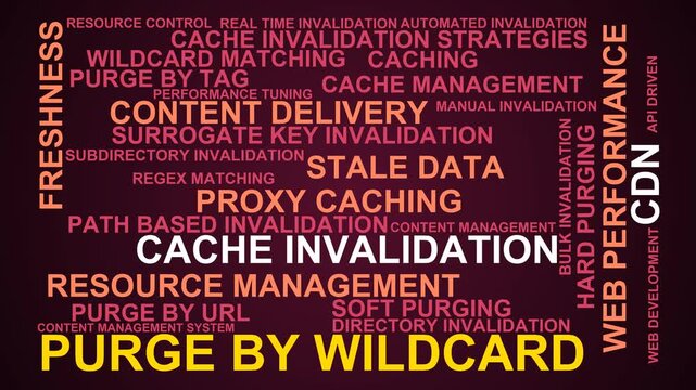 Purge By Wildcard Word Cloud