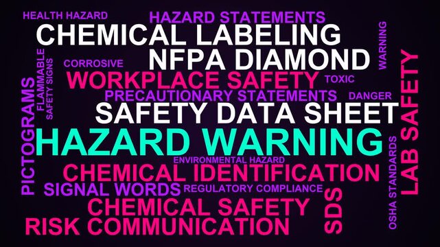 Hazard Warning Word Cloud