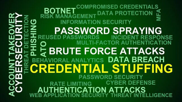Credential Stuffing Word Cloud