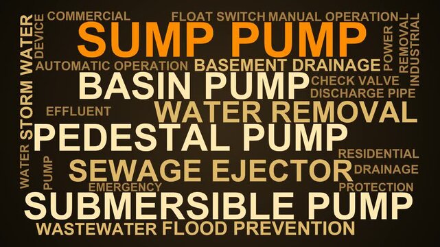 Sump Pump Word Cloud