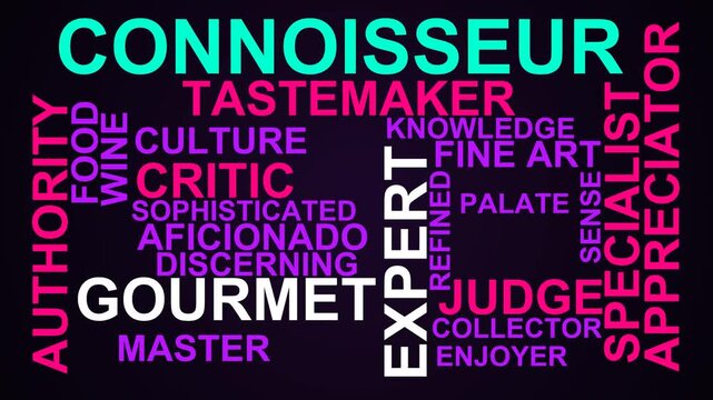 Connoisseur Word Cloud
