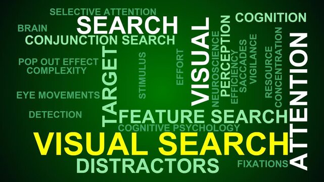 Visual Search Word Cloud