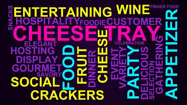 Cheese Tray Word Cloud