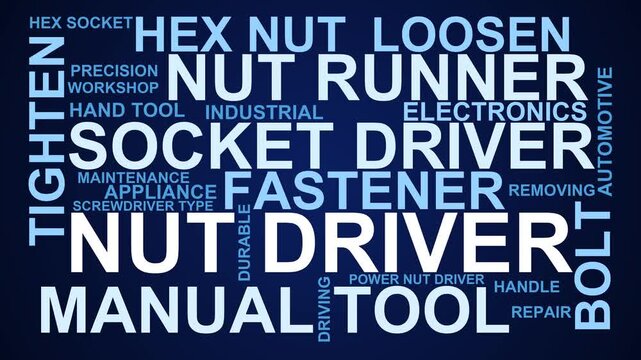 Nut Driver Word Cloud