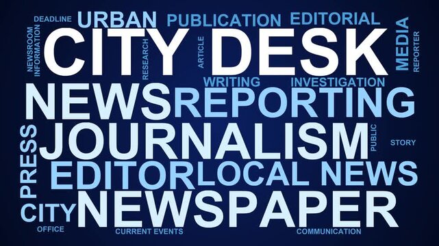 City Desk Word Cloud