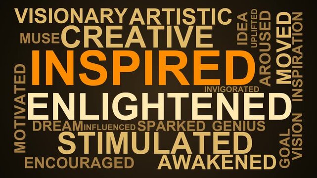 Inspired Word Cloud