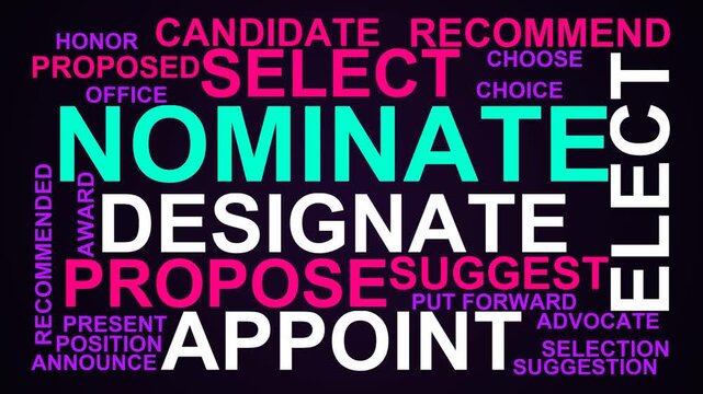 Nominate Word Cloud