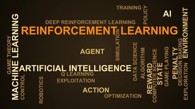 Reinforcement Learning Word Cloud