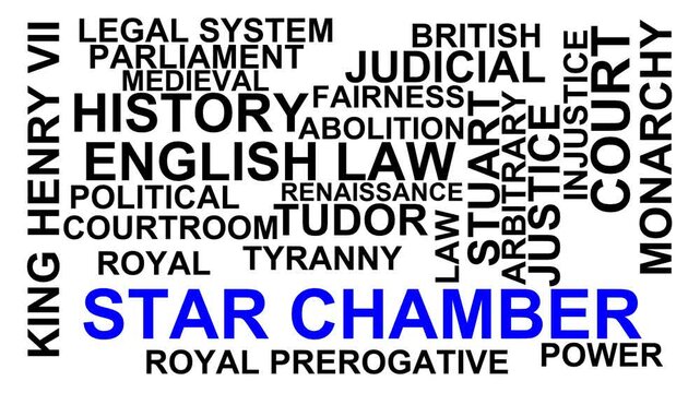 Star Chamber Word Cloud