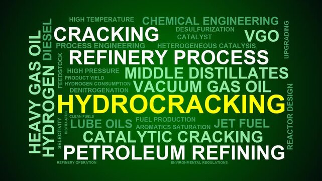 Hydrocracking Word Cloud