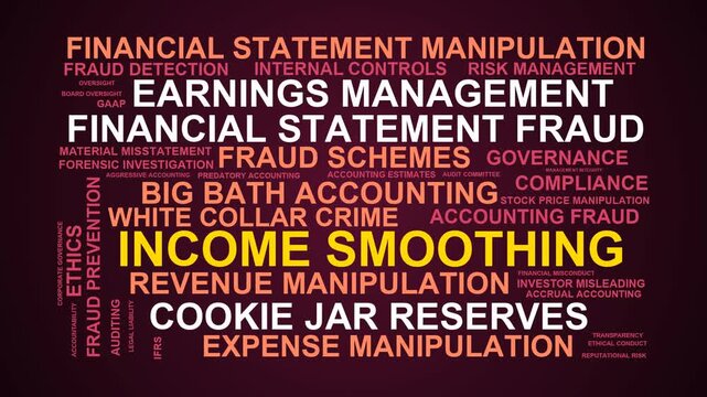 Income Smoothing Word Cloud