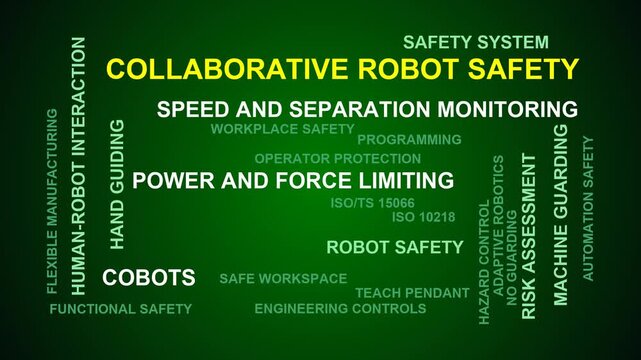 Collaborative Robot Safety Word Cloud