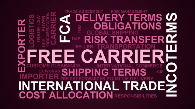 Free Carrier Word Cloud