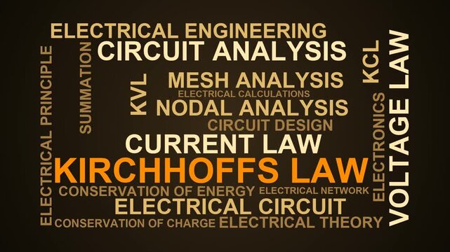 Kirchhoffs Law Word Cloud