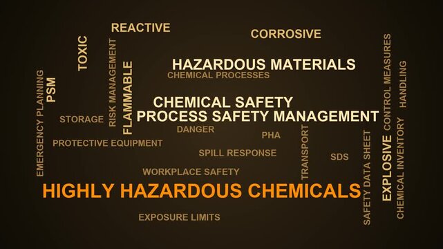 Highly Hazardous Chemicals Word Cloud