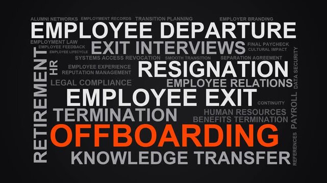 Offboarding Word Cloud