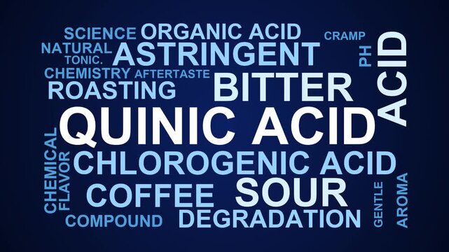 Quinic Acid Word Cloud