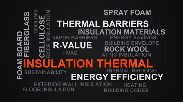 Insulation Thermal Word Cloud