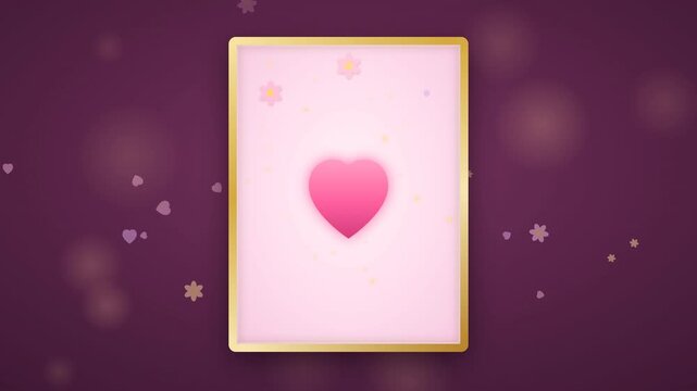 Animated Photo Frame Flipping for Mother's Day Message