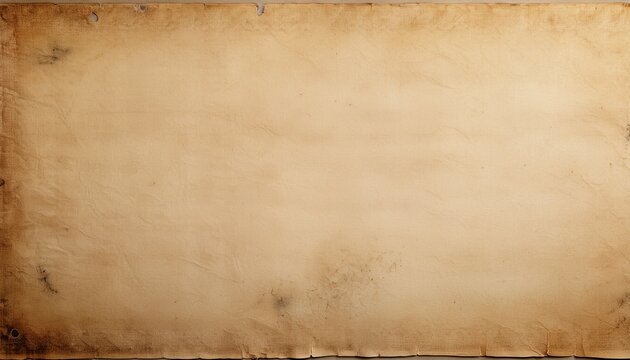 Panoramic Vintage Paper Texture With Natural Aging Marks Subtle Stains Weathered Parchment Surface And Large Copy Space