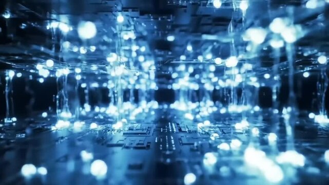 Abstract technological backdrop