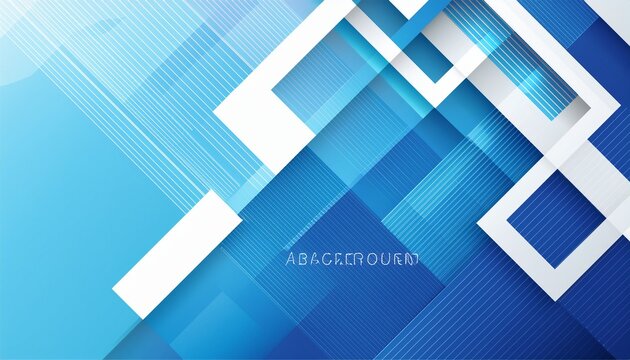 Fondo Abstracto De Formas Geometricas Superpuestas Con Tonos Azules Y Blancos Diseno Moderno