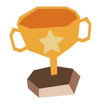 Thropy Award Champion Illustration