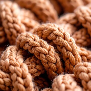 Close up of dried brown almond nuts cluster.