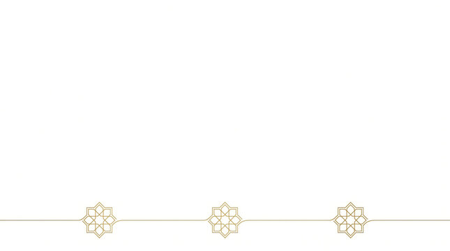 Moroccan Mosaic Bottom Border with Traditional Zellige Pattern