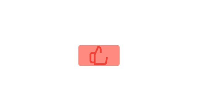 Isometric illustration of a thumb with a darker red clip.